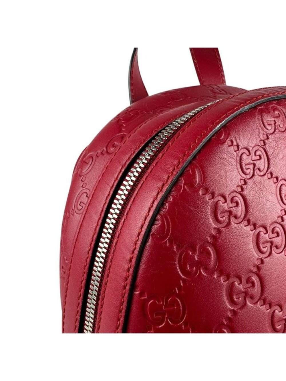 Gucci Backpack Guccissima Red - Picture 6 of 10